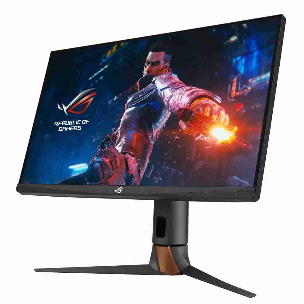 华硕ASUS ROG Swift 360Hz PG27AQN，，，，采用糖果派对全新可支持ULMB2技术的高阶电竞显示器，，为电竞玩家打造突破以往的急速游戏体验。。（图片来源：ASUS提供）