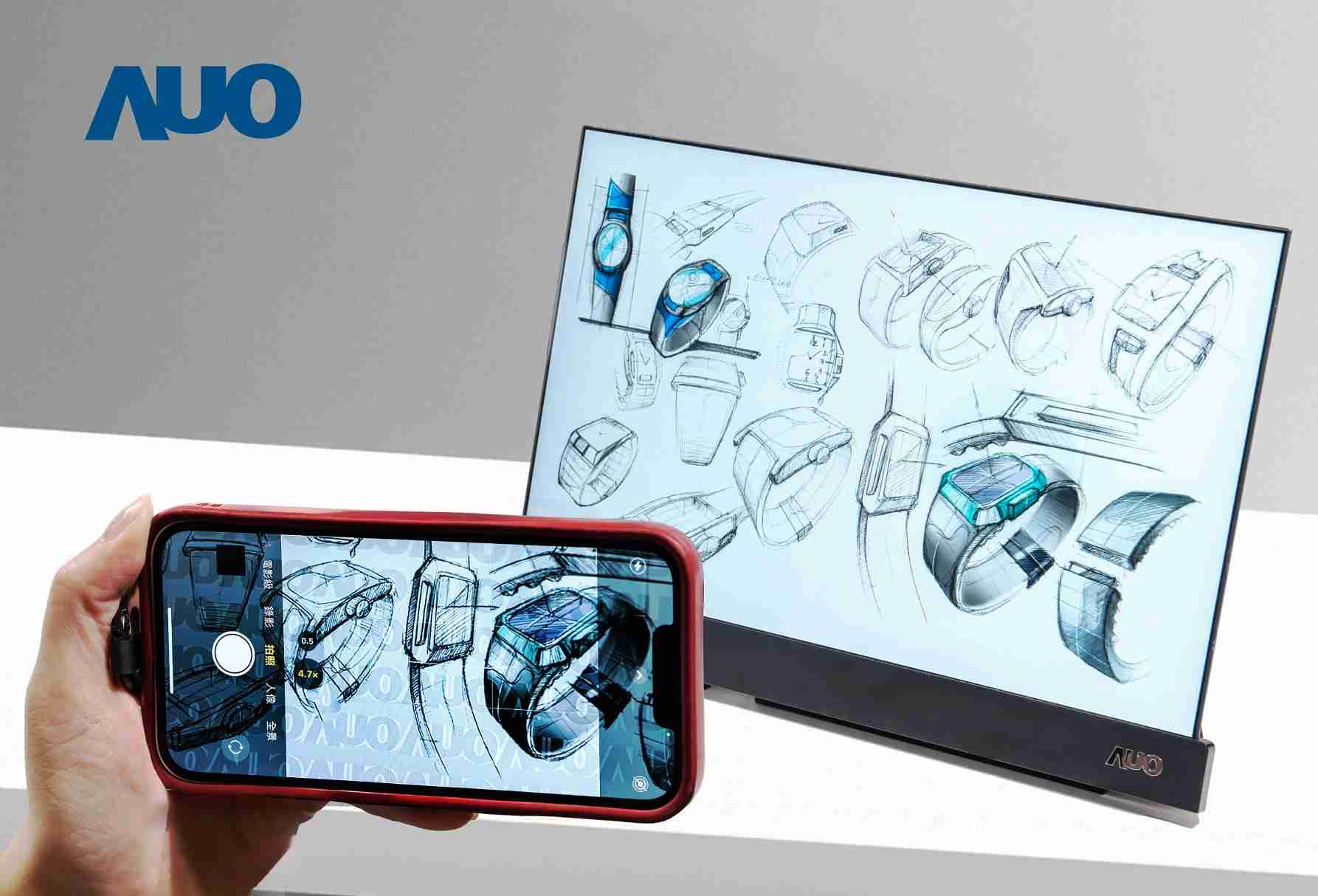 糖果派对16吋防窥显示器，，采用人眼无法察觉、、、、相机拍摄时才显现的隐藏式水印技术，，，未来可结合AI镜头侦测周围环境，，，，实时开启或关闭水印，，，，大幅提升在公共场域使用显示器的安全性